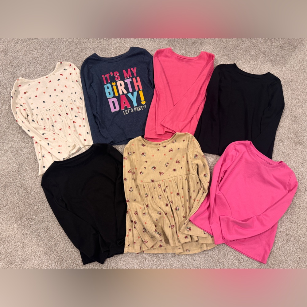 Girls XS/5T Long Sleeve Tee lot